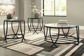 Bay Furniture Gallery - Ashley Furniture - Tarrin Table (Set of 3) - Occasional Table Set (3/CN) / Black - T115-13